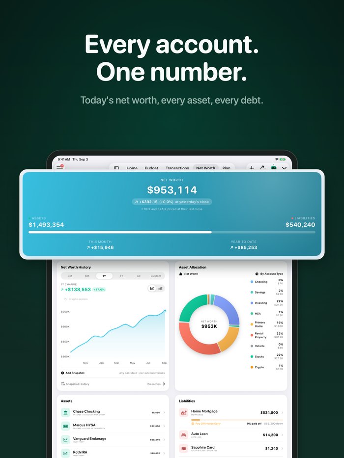Simple Finance App Store screenshot