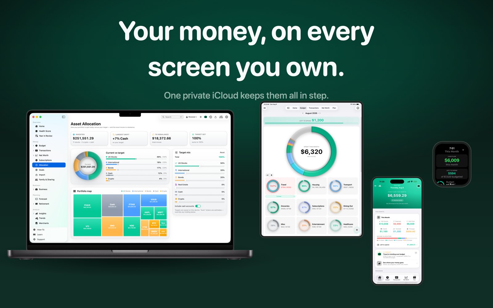 Simple Finance App Store screenshot