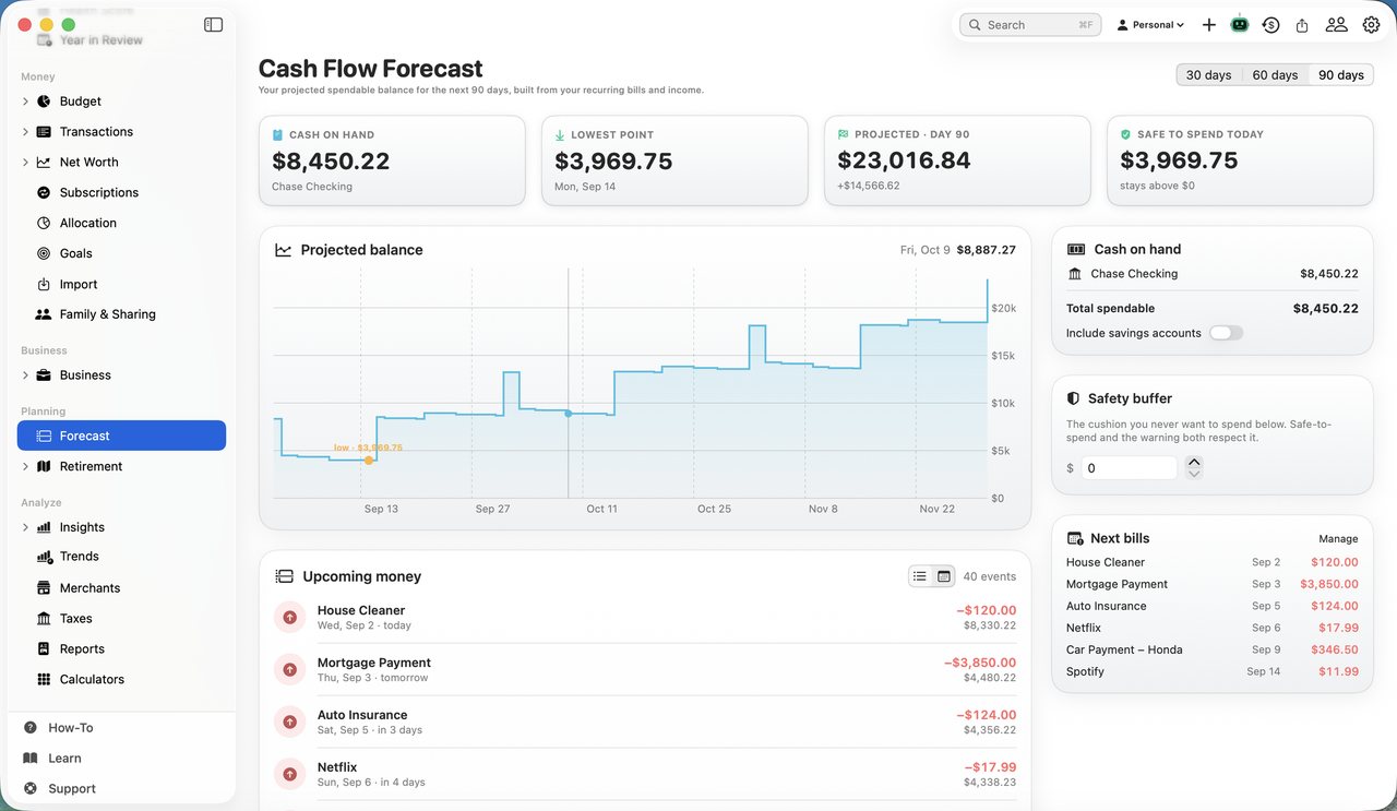 Simple Finance on Mac