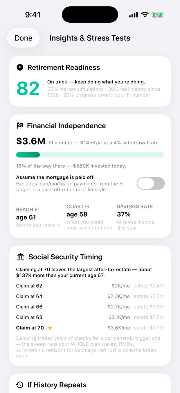 Simple Finance on iPhone